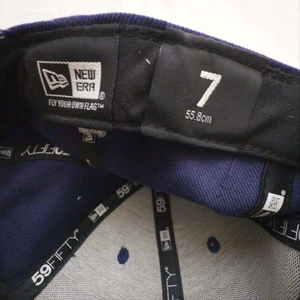 New Era Gonzaga Bulldogs 59FIFTY Fitted Hat Navy Blue Size 7